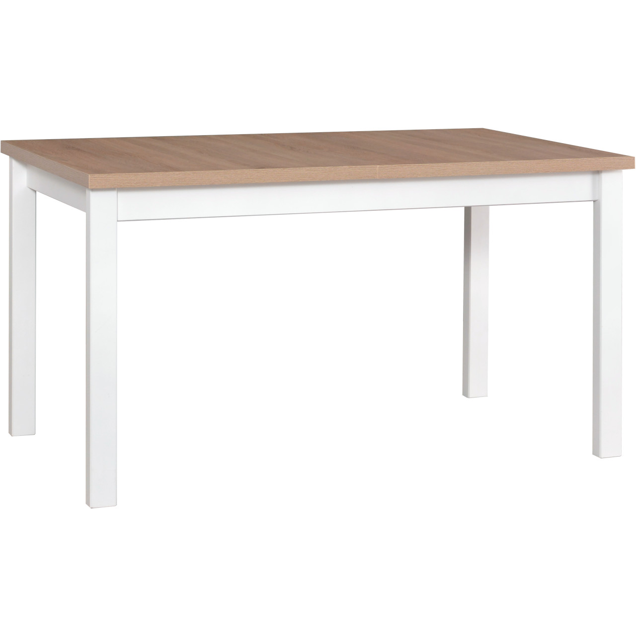 Asztal ALBA 1 80x120/150 grandson tölgy laminált / fehér