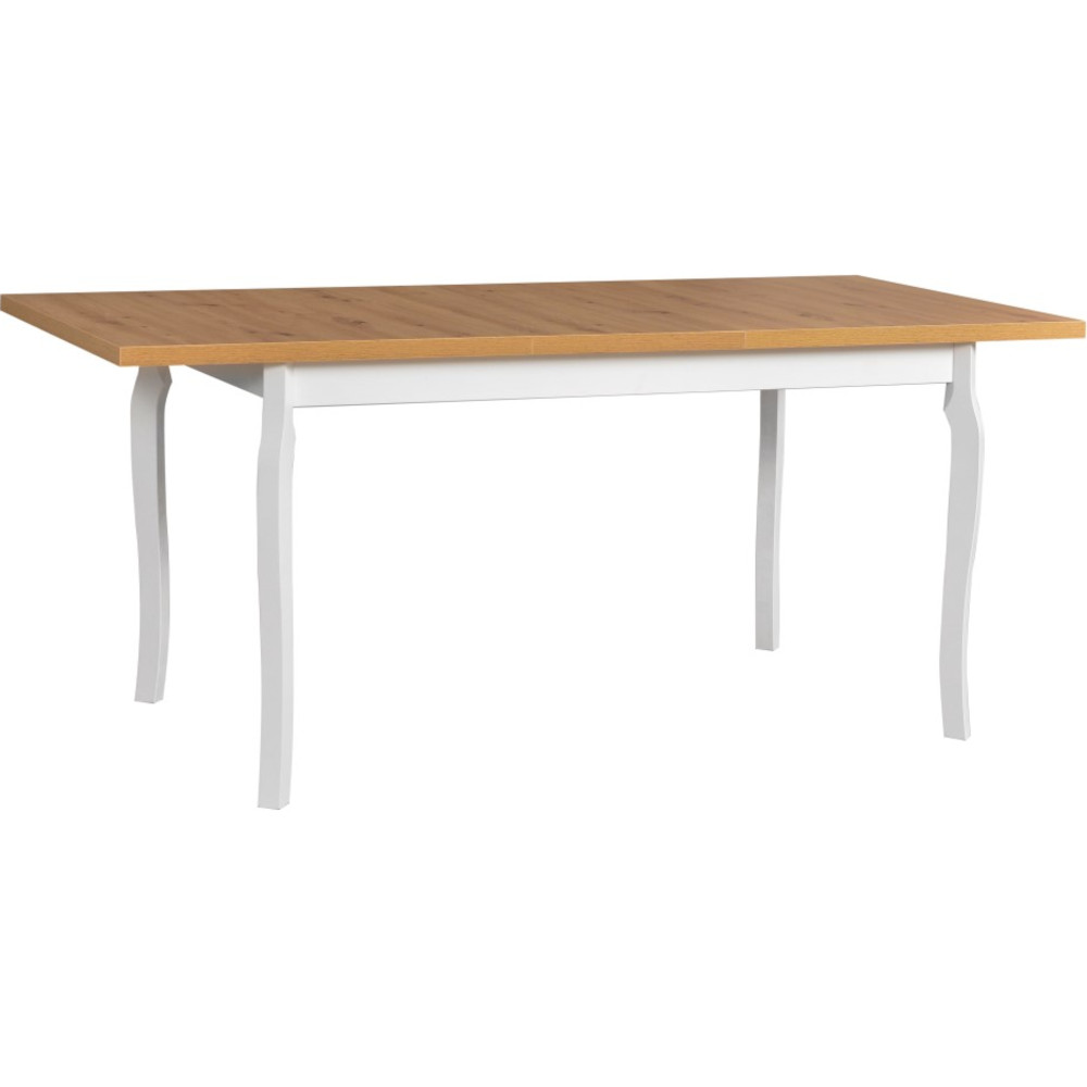 Asztal ALBA 5 80x140/180 grandson tölgy laminált / fehér