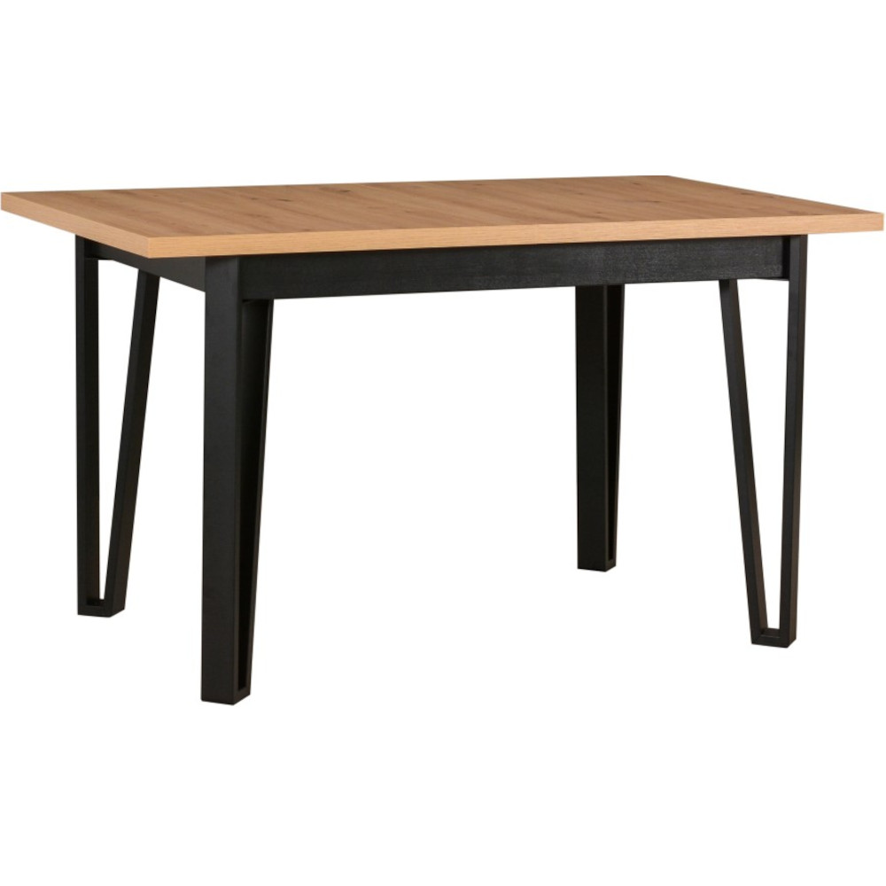 Asztal IKON 5 artisan tölgy laminált / fekete