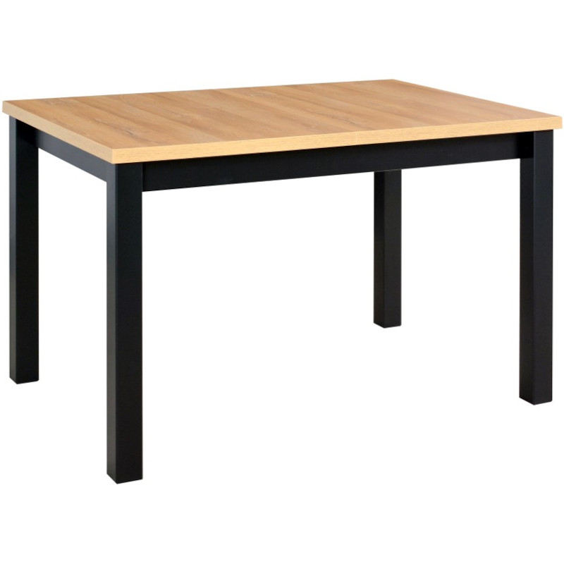Asztal MAX 5 80x120/150 grandson tölgy laminált / fekete