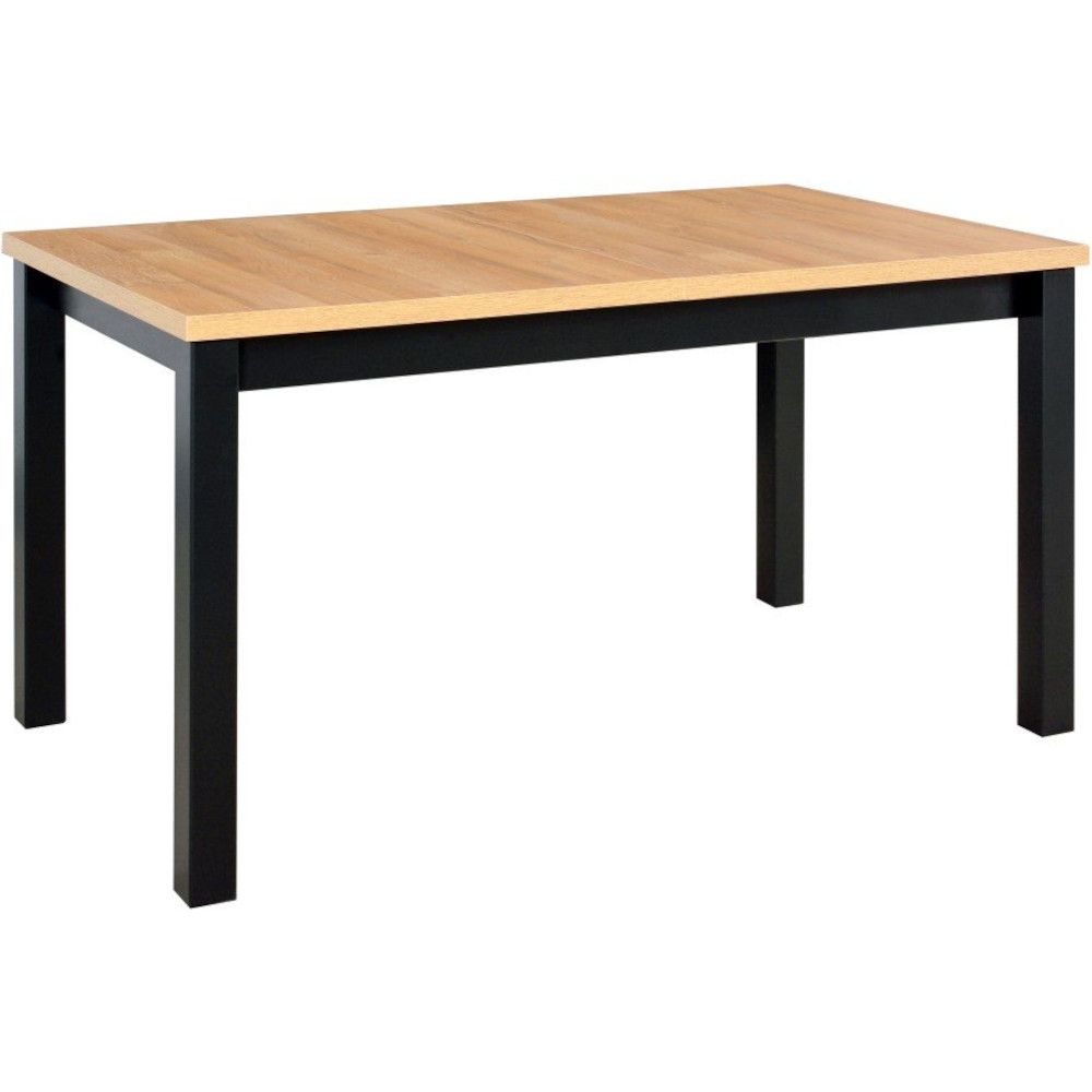 Asztal MODENA 1 80x140/180 grandson tölgy laminált / fekete