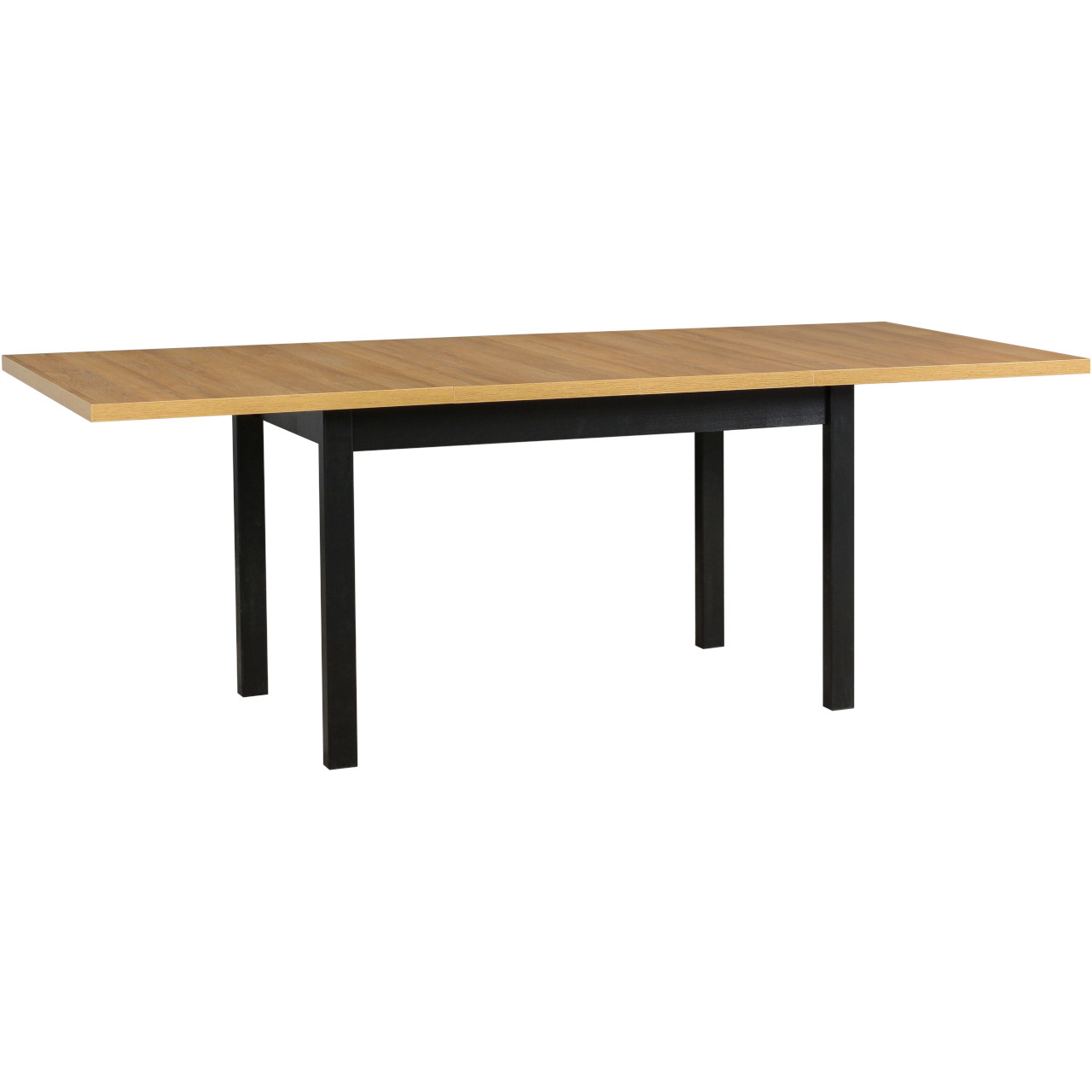 Asztal MODENA 1 XL 80x140/220 grandson tölgy laminált / fekete