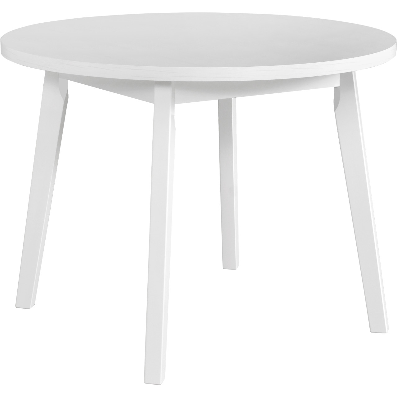 Asztal OSLO 3 100x100 fehér laminált