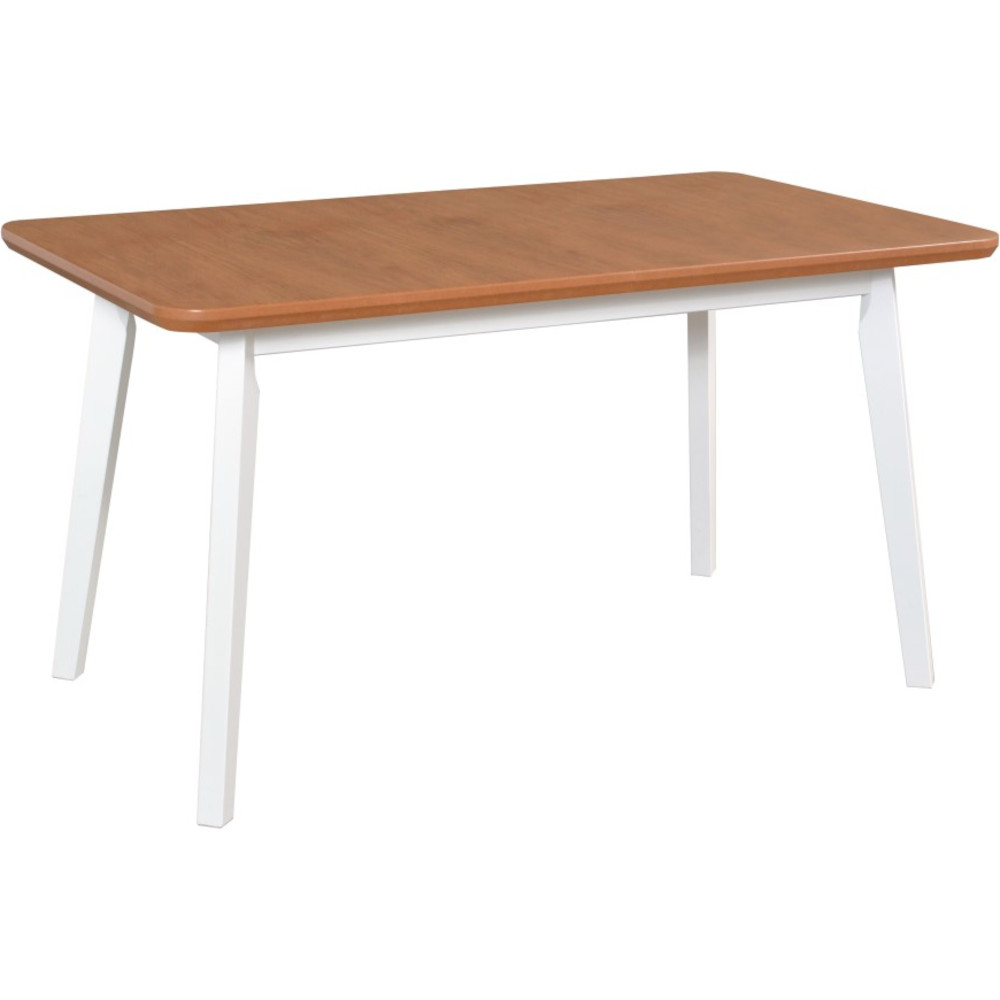 Asztal OSLO 7 80x140/180 tölgy furnér / fehér