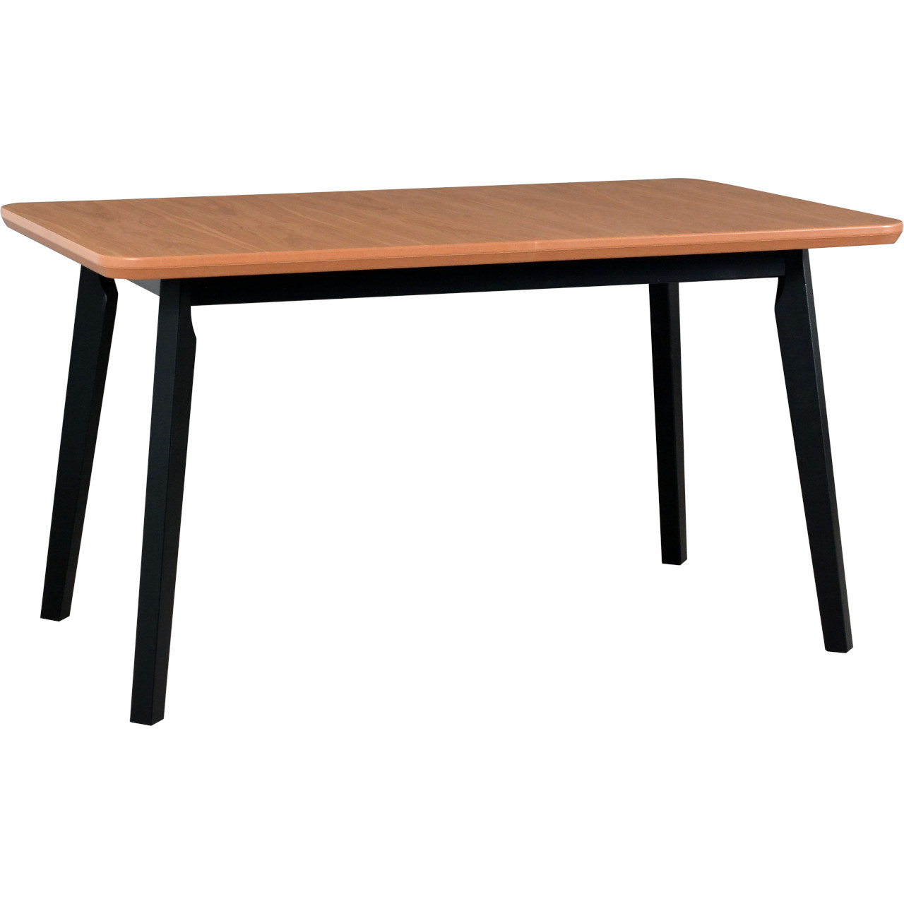 Asztal OSLO 8 90x160/200 tölgy furnér / fekete