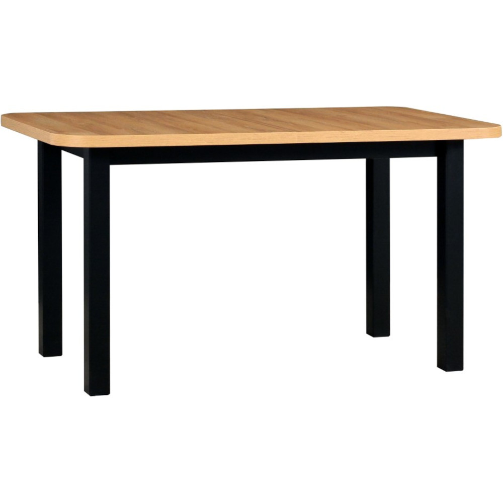 Asztal WENUS 2 80x140/180 grandson tölgy laminált / fekete