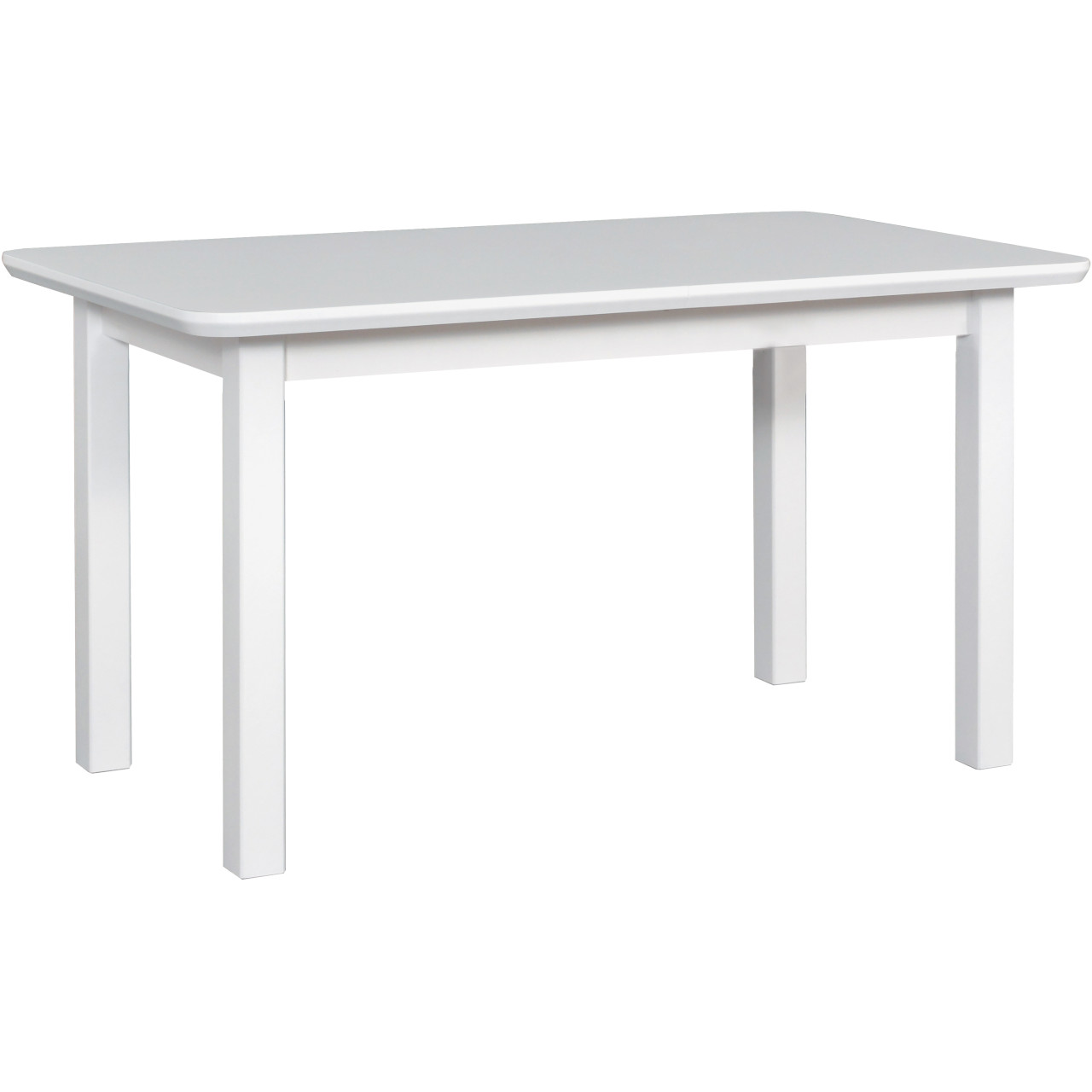 Asztal WENUS 2 S 80x140/180 fehér, tölgy furnér