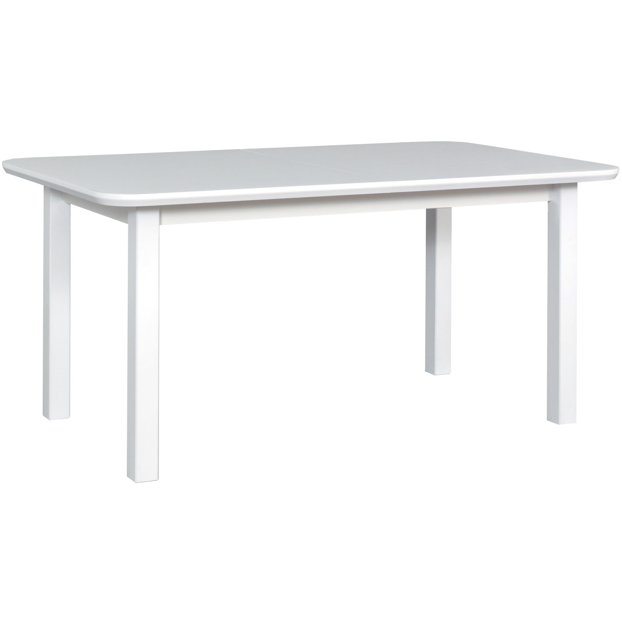 Asztal WENUS 5 S 90x160/200 fehér, tölgy furnér