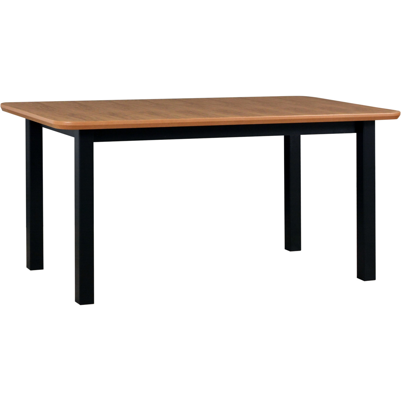 Asztal WENUS 5 S 90x160/200 tölgy furnér / fekete