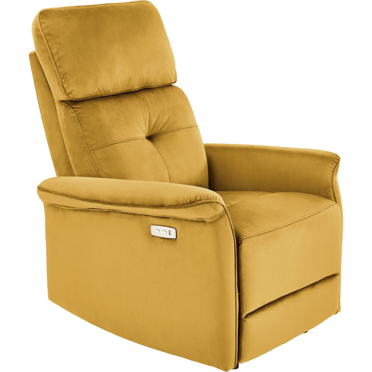 Elektromos relax fotel SAFIR mustár