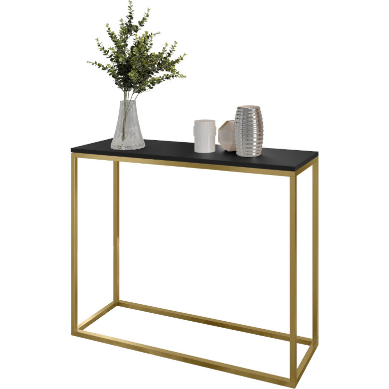 Aramis konzol 80cm arany-fekete