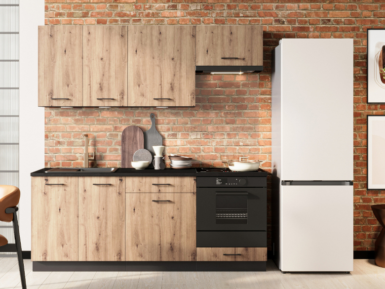 Ellen Kitchen 1 grafit tölgy kézműves