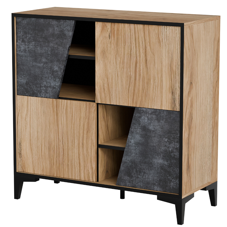 regal ovo 4d sötét beton