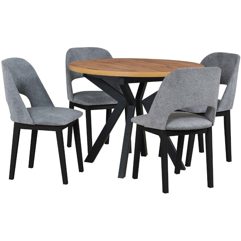 ds58 artisan lainat asztal fekete dk28 székek