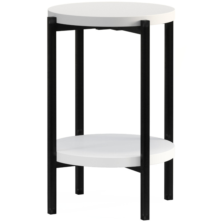 Epsion D dohányzóasztal, matt fehér