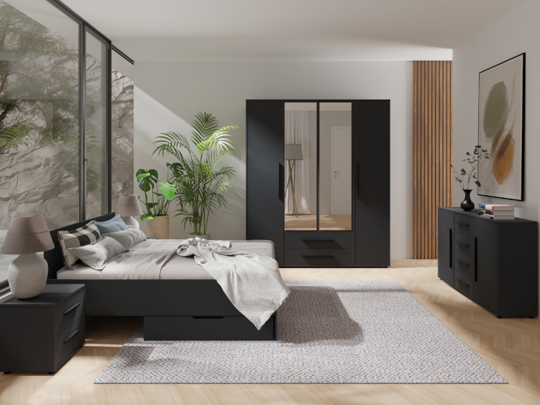 maxi 1 hálószobás fekete