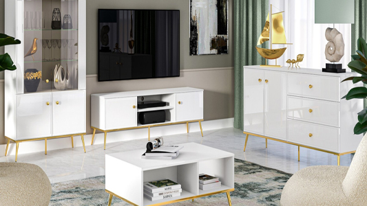 Arany akcentusok a belső terekben - hogyan rendezzünk el egy teret elbűvölő stílusban?