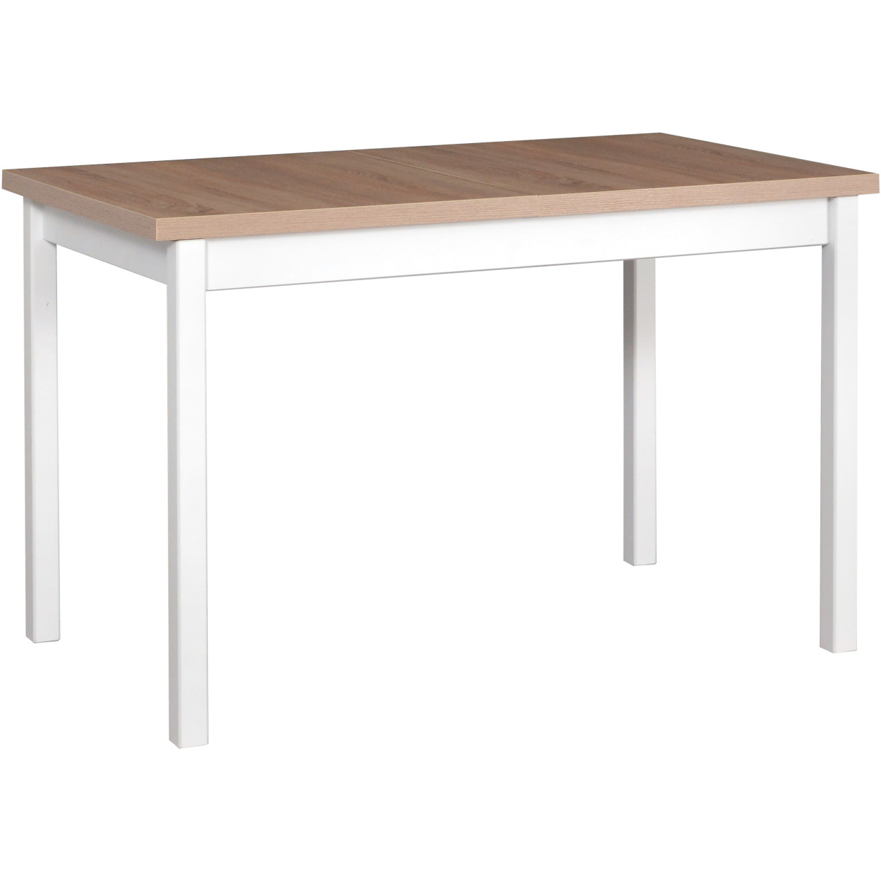 Asztal MAX 10 70x120/160 sonoma tölgy laminált / fehér