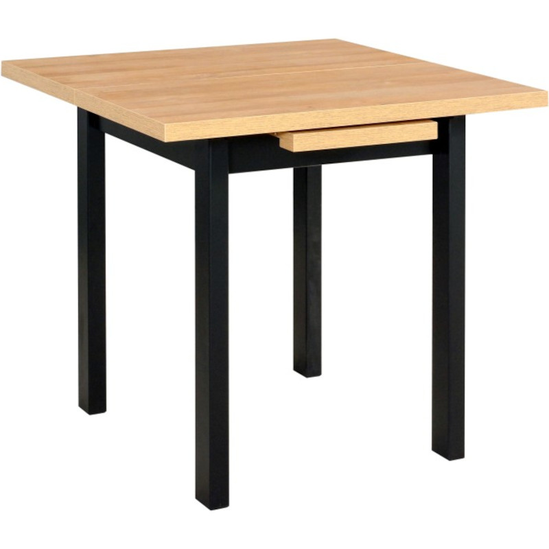 Asztal MAX 7 80x80/110 grandson laminált / fekete