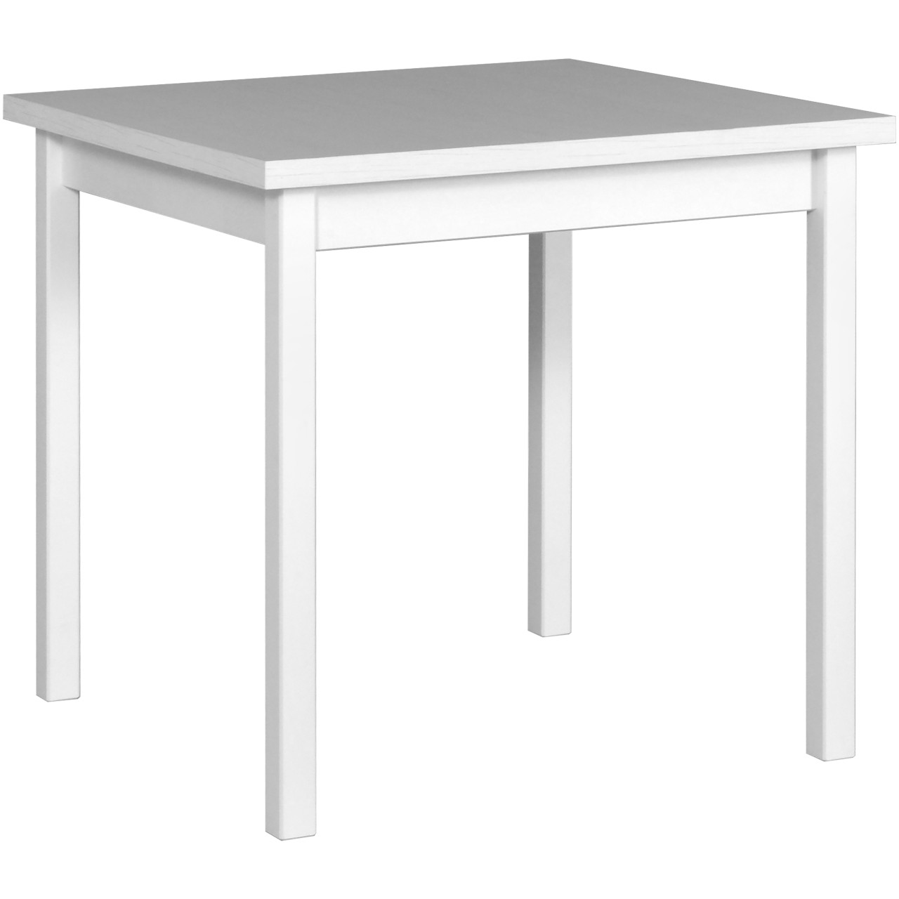 Asztal MAX 9 80x80 fehér laminált