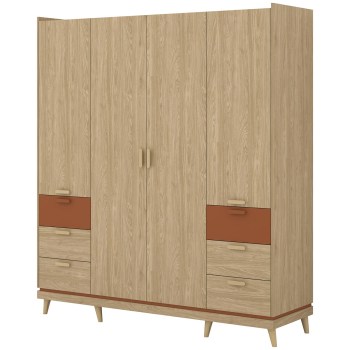 helvetia-szafa-SCANDI-24D5OH20-ceglany