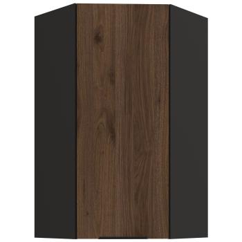 Felső konyhaszekrény 60 SILVIA 66 fekete / okapi dió