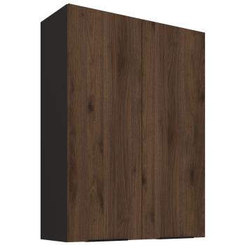 Felső konyhaszekrény 80 SILVIA 63 fekete / okapi dió